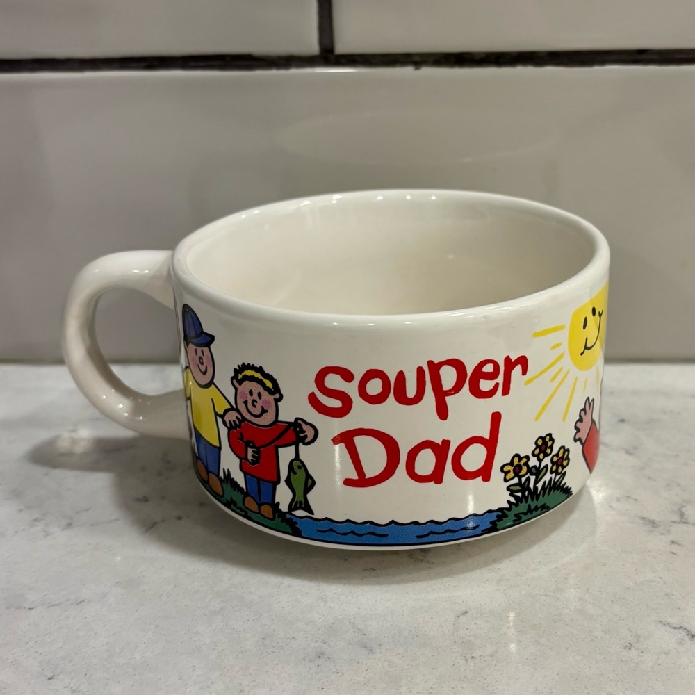 Vintage Souper Dad Ceramic Mug
